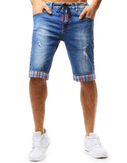 Pánské jeansové šortky modré