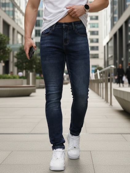 Pánské skinny džíny, námořnická modrá