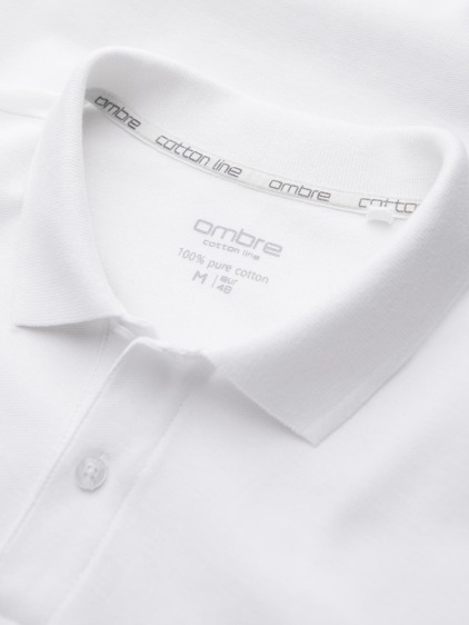 Férfi regular fit, rövid ujjú háromdarabos galléros pólószett, többszínű – fotografie produktu 10