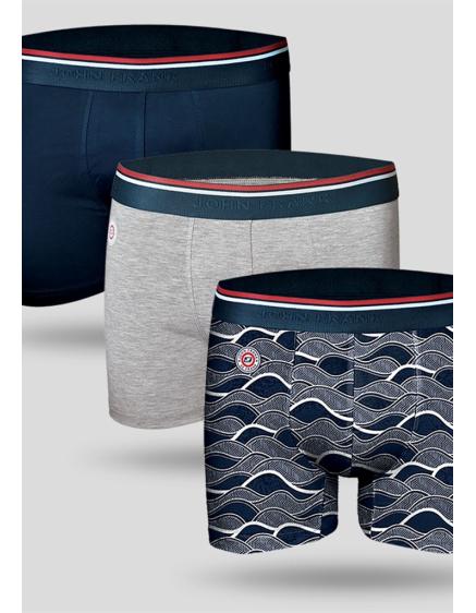 Férfi boxeralsó John Frank JF3BM06 3 PACK