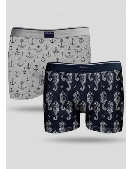 Pánske boxerky John Frank JF2BMUC29 2PACK