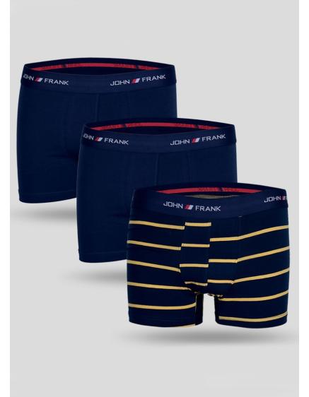 Férfi boxeralsó John Frank JF3B01 3 PACK