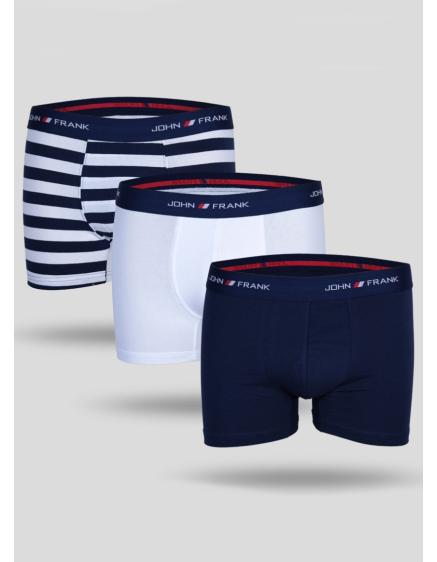 Pánské boxerky John Frank JF3B03 3PACK