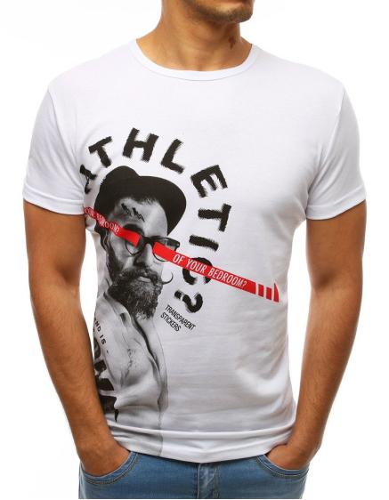 Férfi nyomtatott MAN ing Fehér