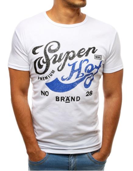 Férfi STYLE nyomtatott ing fehér