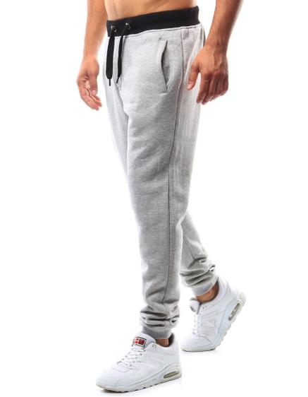 Szürke férfi melegítőnadrág szűk derékkal