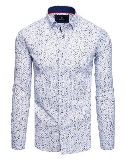 Pánska košeľa PREMIUM s dlhým rukávom biela DX1826