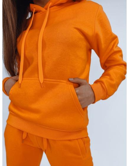 Dámska mikina s kapucňou BASIC oranžová BY0281