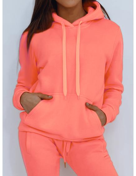 Dámska mikina s kapucňou BASIC ružová BY0280