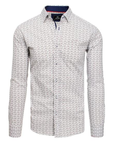 Férfi PREMIUM hosszú ujjú ing fehér DX1822