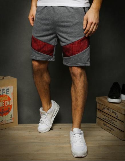 Férfi rövidnadrág sötétszürke SX1130