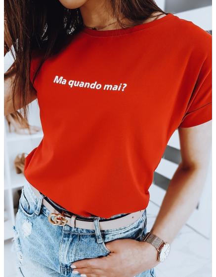 Dámské tričko SENIORITA červená