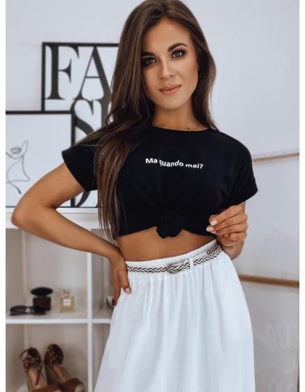 Dámské tričko SENIORITA černá