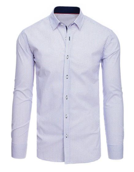 Fehér férfi mintás ing DX1884