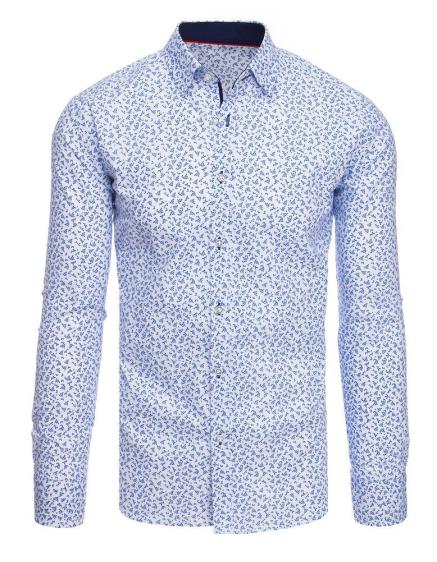 Fehér férfi mintás ing DX1887