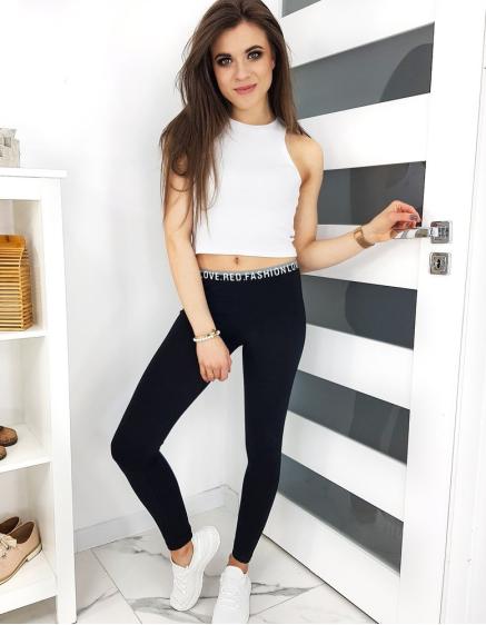 Dámské legíny s potiskem REDLOVE černá 