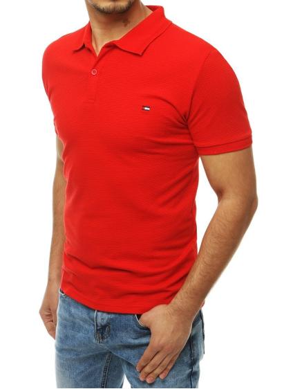 Pánska polokošeľa červená PX0272