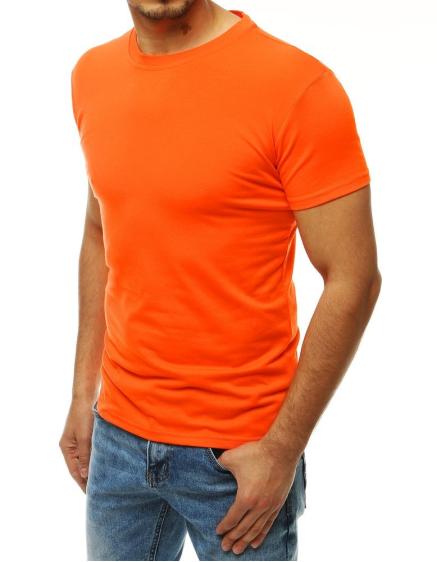 Férfi póló nyomtatás nélkül narancssárga RX4187