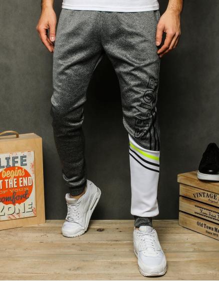 Férfi melegítőnadrág sötétszürke UX2527