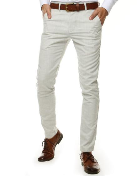 Pánské kalhoty světle šedé UX2567