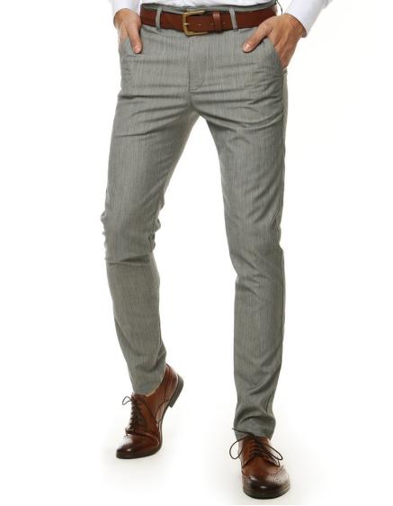 Pánské kalhoty světle šedé UX2571