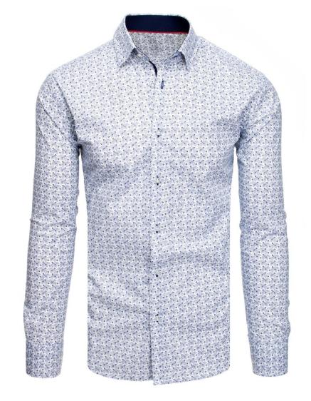 Fehér férfi ing mintás DX1892