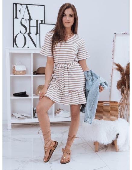 Női ruha ZEFI bézs