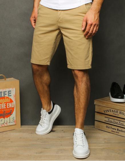 Pánské kraťasy béžové SX1226