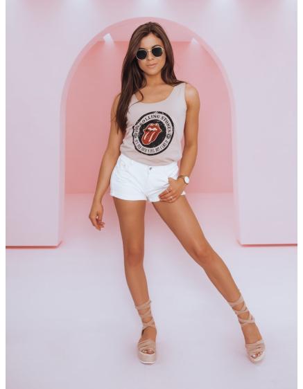 Dámské tričko STONES béžová