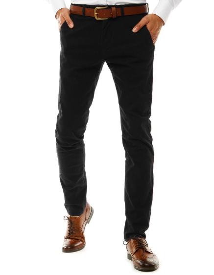 Pánske nohavice chinos čierne UX2594