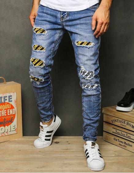 Pánské kalhoty riflové modré UX2624