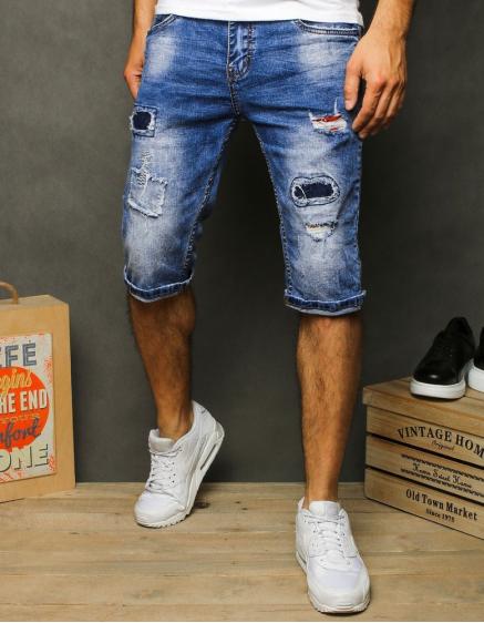 Pánská kraťasy jeansové modré SX1292