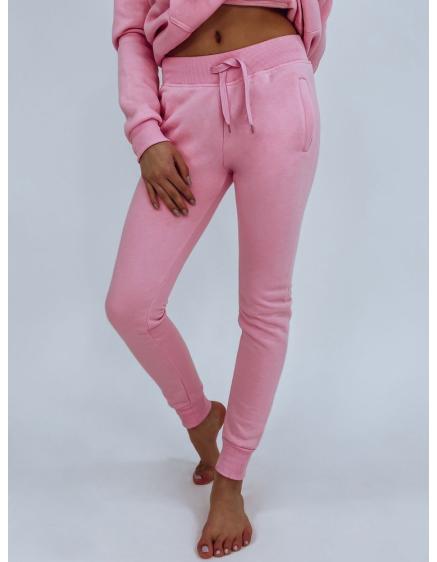 Dámske športové tepláky FITS ružová