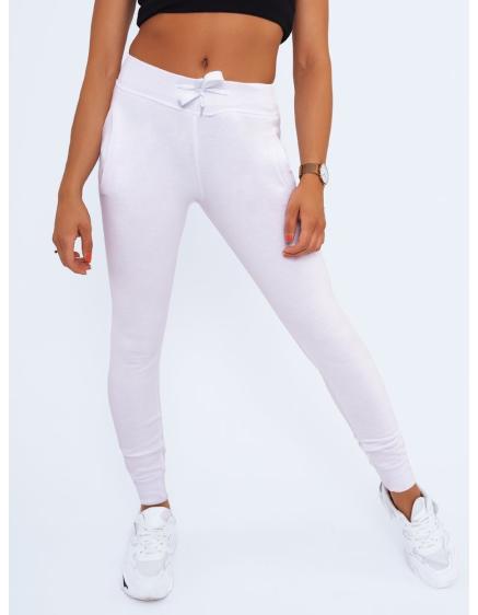 Dámske športové tepláky biela FITS