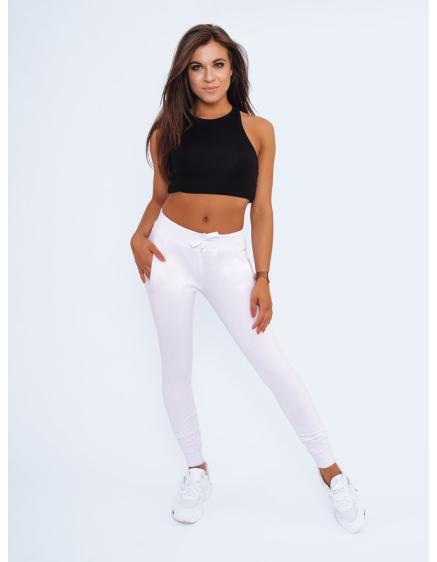 Dámske športové tepláky biela FITS