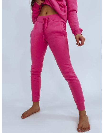 Dámske športové tepláky FITS ružová