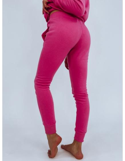 Dámske športové tepláky FITS ružová