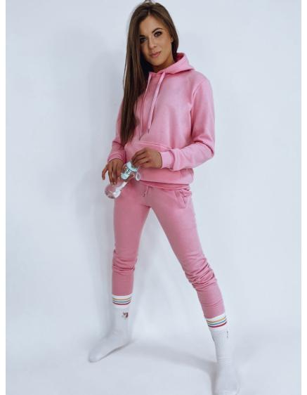 Női kapucnis tréningruha DRESSLILY rózsaszín