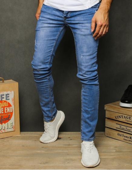 Pánske nohavice riflové modré UX2602