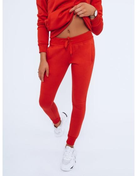 Dámske športové tepláky FITS červená