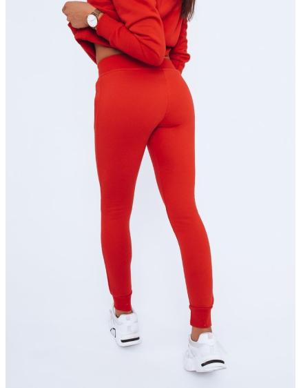 Dámske športové tepláky FITS červená