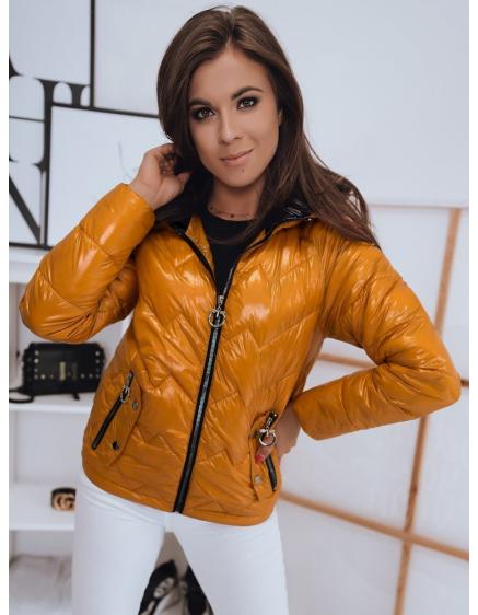 Dámska prešívaná bunda FLENCE žltá