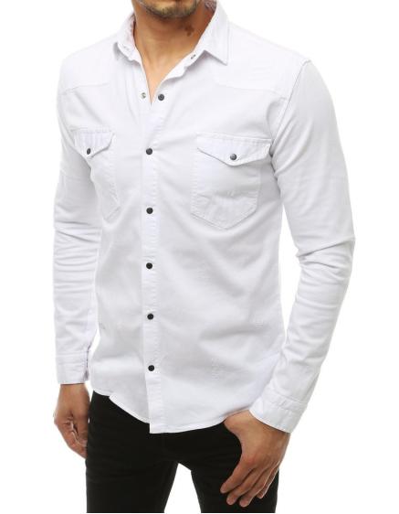 Férfi hosszú ujjú ing fehér