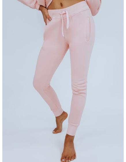 Női sportos melegítőnadrág FITS rózsaszín