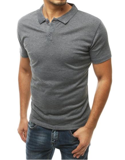 Pánské polo triko šedé px0317