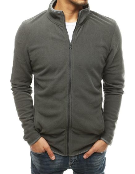 Bluza męska rozpinana ciemnoszara BX4772