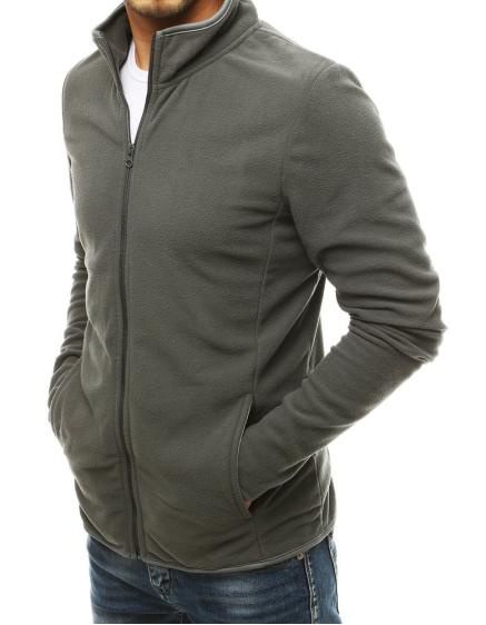 Bluza męska rozpinana ciemnoszara BX4772