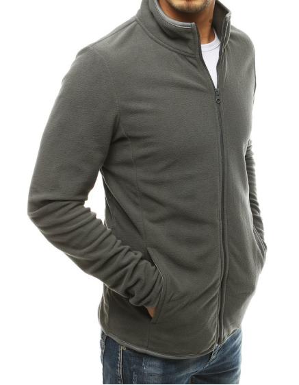 Bluza męska rozpinana ciemnoszara BX4772