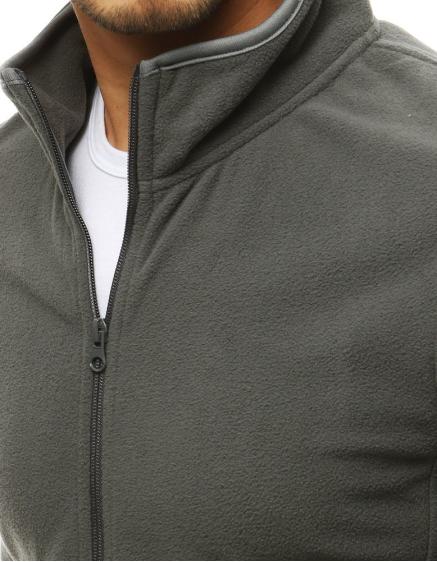 Bluza męska rozpinana ciemnoszara BX4772