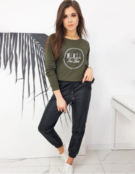 Dámská halenka oversize NEVER khaki